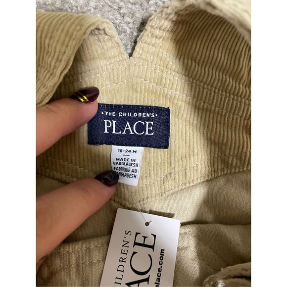 Childrens Place Size 18-24 Months Corduroy Overalls NEW - Picture 2 of 3